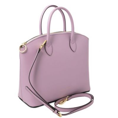 Tuscany Leather Keyluck Leather Tote Lilac #2