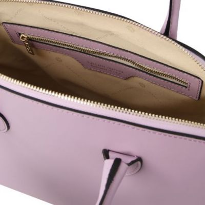 Tuscany Leather Keyluck Leather Tote Lilac #4