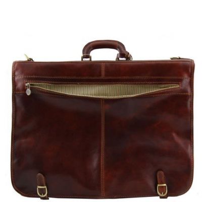 Tuscany Leather Tahiti Garment Leather Bag Brown #5