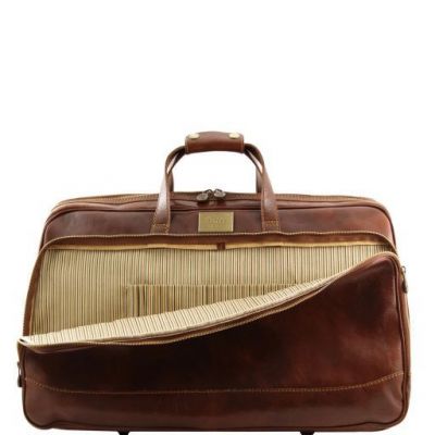 Tuscany Leather Bora Bora Trolley Leather Bag Small Size Brown #2