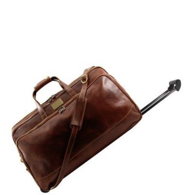 Bagswithclass: Tuscany Leather Bora Bora Trolley Leather Bag Small Size ...