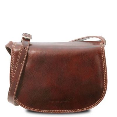Tuscany Leather Isabella Saddle Bag in Brown