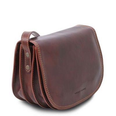 Tuscany Leather Isabella Saddle Bag in Brown #2