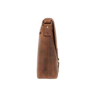 Aspin Messenger Bag Portrait Oil Tan #3