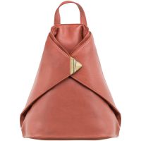 Brooke (L) Soft Leather Back Pack Brown