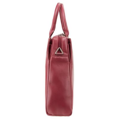 Visconti Leather Ollie (L) - Ladies 13 inch Laptop Case Red #2