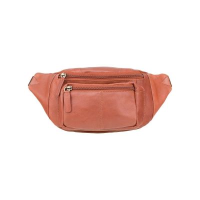 720 - Soft Leather Bum Bag Brown