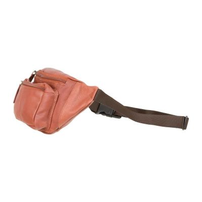 720 - Soft Leather Bum Bag Brown #4