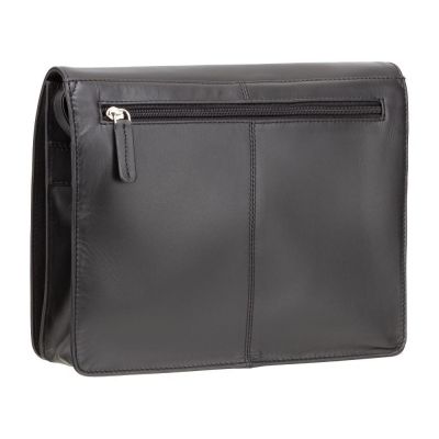 Visconti Leather Tess (M) Organizer Bag Medium Black #4