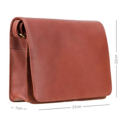 Visconti Leather Tess (M) Organizer Bag Medium Brown #2