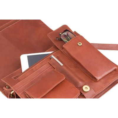Visconti Leather Tess (M) Organizer Bag Medium Brown #5
