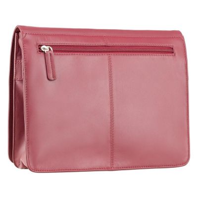 Visconti Leather Tess (M) Organizer Bag Medium Red #4
