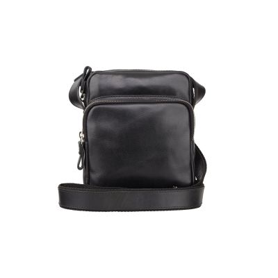 Visconti Leather Riley Small Ziptop Bag Black #7