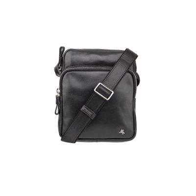 Visconti Leather Riley Small Ziptop Bag Black #8