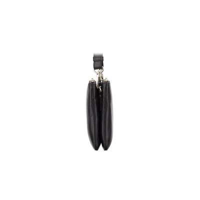 Visconti Leather Eden Small Ziptop Large Clutch Bag Black #3