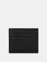 Yoshi Slim Leather Card Holder Black