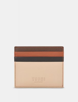 Yoshi Frappe Multi Leather Wooster Card Holder Multi Colour #1