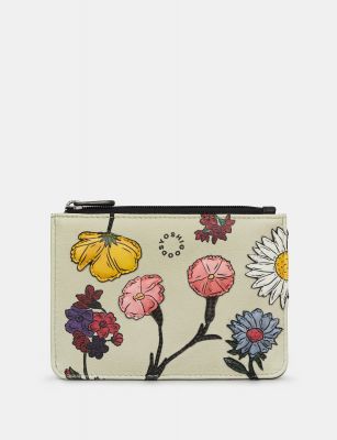 Yoshi Herbarium Leather Franklin Purse Black