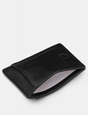 Yoshi Leather Compact Card Holder Black #4