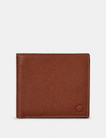 Yoshi Two Fold East West Leather Wallet Brown