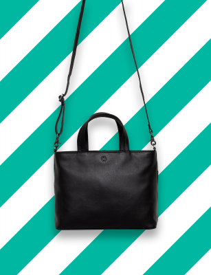 Yoshi Hampton Leather Multiway Grab Bag Black #5
