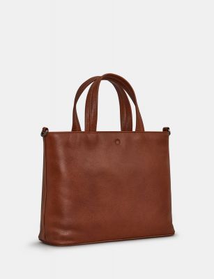 Yoshi Hampton Leather Multiway Grab Bag Brown #2