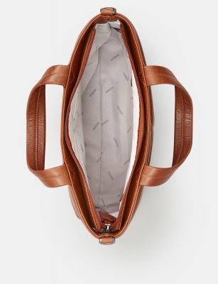 Yoshi Hampton Leather Multiway Grab Bag Brown #4