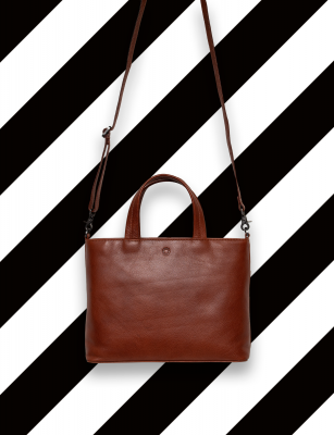 Yoshi Hampton Leather Multiway Grab Bag Brown #5