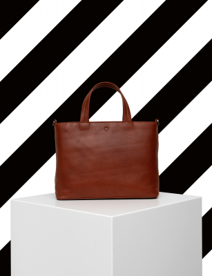 Yoshi Hampton Leather Multiway Grab Bag Brown #6