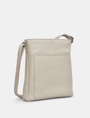 Yoshi Bryant Leather Cross Body Bag Grey #2