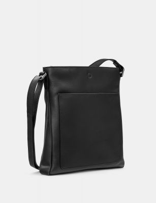 Yoshi Bryant Leather Cross Body Bag Black #3