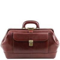 Tuscany Leather Bernini Brown Leather Doctor Bag
