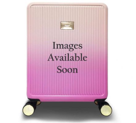 Dune London Olive Dip Dye Pink 67cm Medium Suitcase