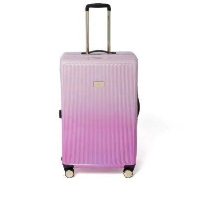 Dune London Olive Dip Dye Pink 77cm Large Suitcase