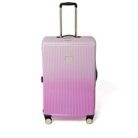 Dune London Olive Dip Dye Pink 77cm Large Suitcase