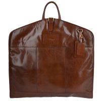 Ashwood Leather Harper Garment Carrier Chestnut