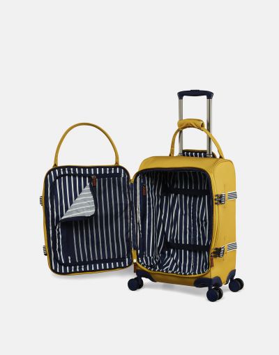 Joules Coast Travel Cabin Trolley Case in Gold #4
