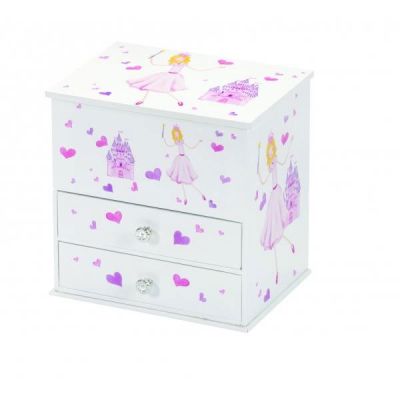 Mele & Co Beatrice Princess And Castle Musical Jewellery Box