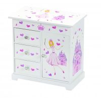 Mele & Co Alexandra Princess And Castle Musical Jewellery Case