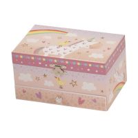 Mele & Co Aponi Rainbow Unicorn Musical Jewellery Case