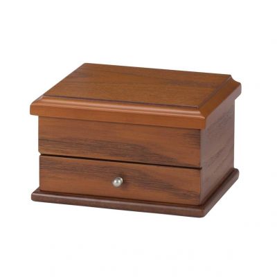 Mele & Co Diane Dark Beech Finish Wooden Jewellery Case