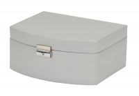 Mele & Co Misty Grey Annabelle Jewellery Case