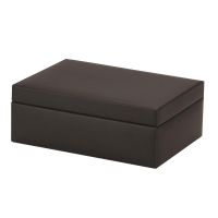 Mele & Co Karen Black Bonded Leather Jewellery Case