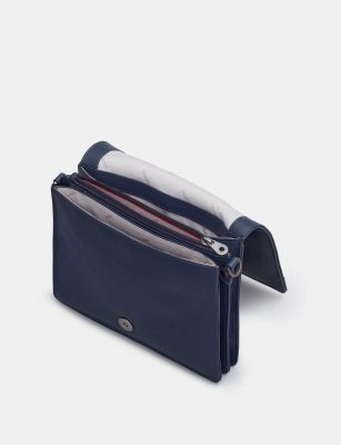 Yoshi Leather Stanton Cross Body in Navy #4