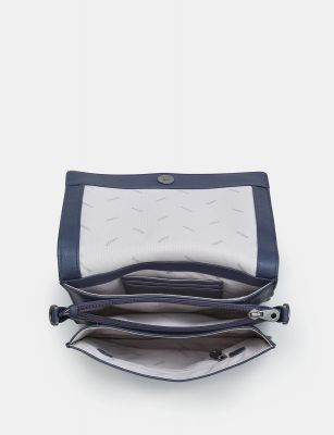 Yoshi Leather Stanton Cross Body in Navy #5