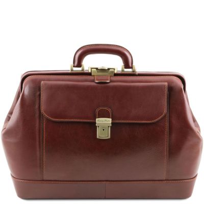 Tuscany Leather Leonardo Dark Brown Exclusive Leather Doctor Bag #2