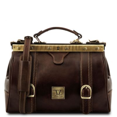 Tuscany Leather Monalisa Brown Doctor Gladstone Leather Bag #3