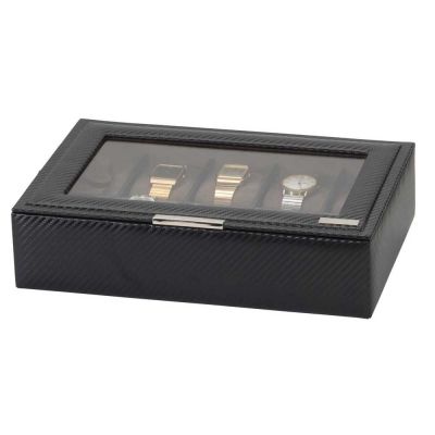 Mele & Co William Watch Box Carbon