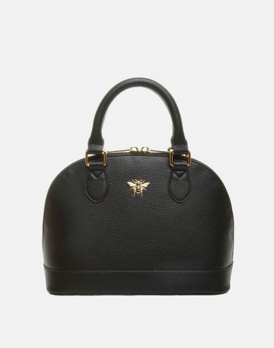 Alice Wheeler London Windsor Grab Handbag in Black