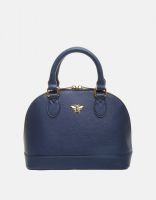 Alice Wheeler London Windsor Grab Handbag in Navy